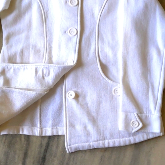 NWT. Express Woman High neck thick fleece coat w/two front deep pockets & belt. - Picture 5 of 5